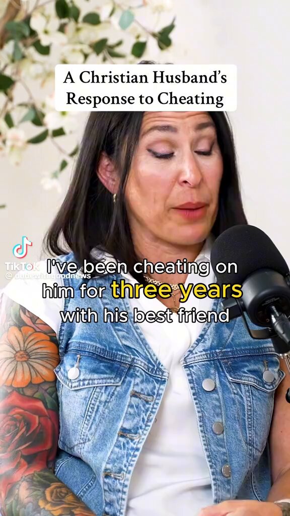 She cheated on him with his best friend but he forgave him because he’s a follower of the lord🌚🌚🌚
