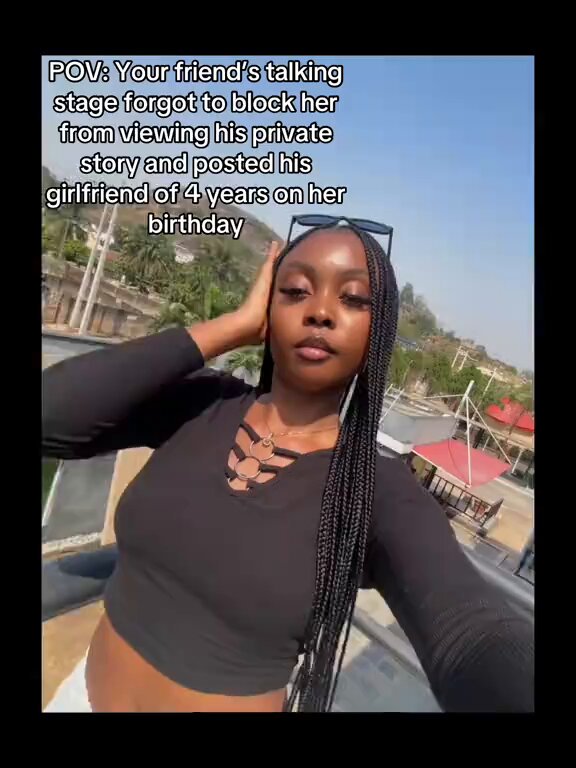 Be like this her talking stage no really send her oo, because why he go forget to block am na? 👀😫