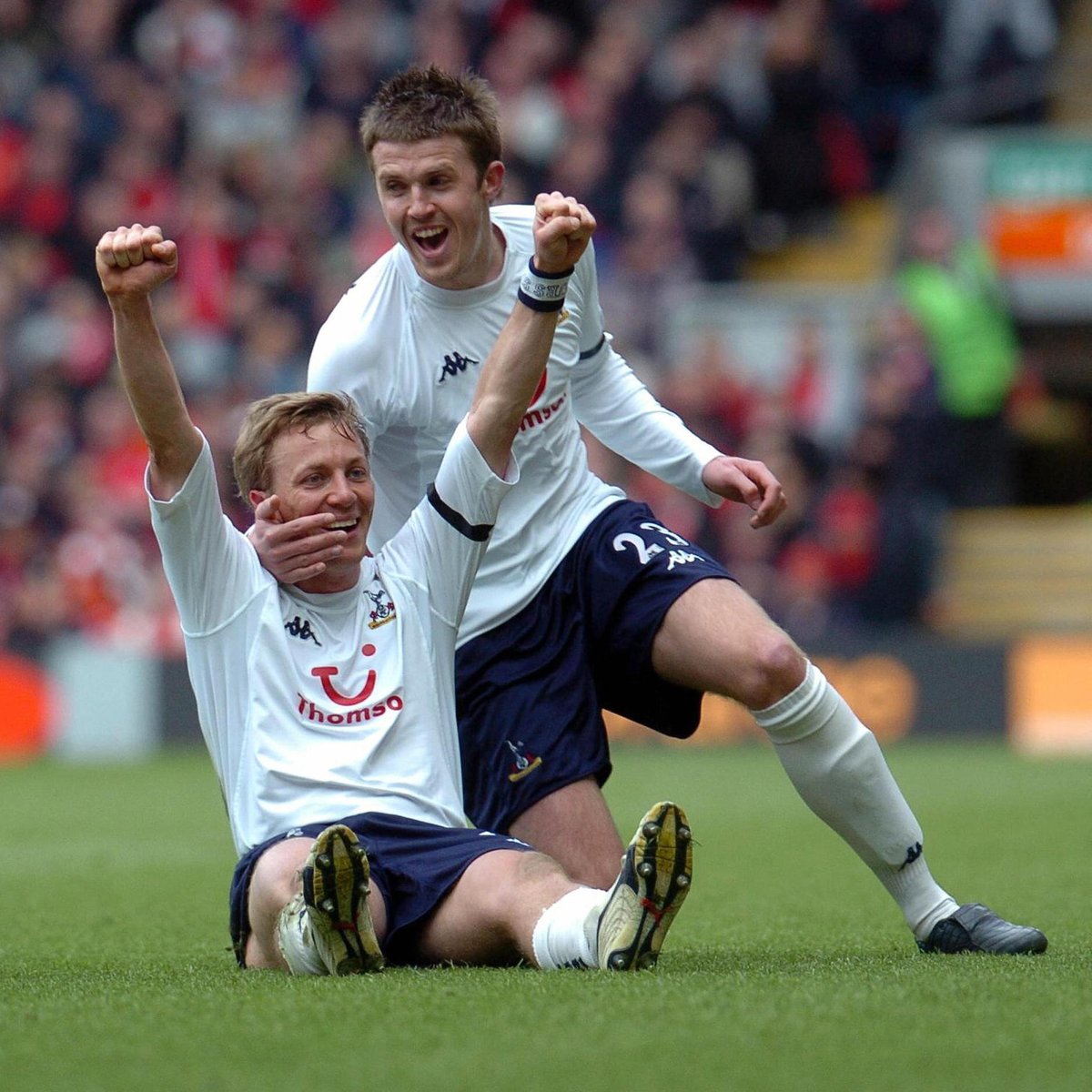 On This Day in 2005, Erik Edman did THIS against Liverpool 🙌 #THFC