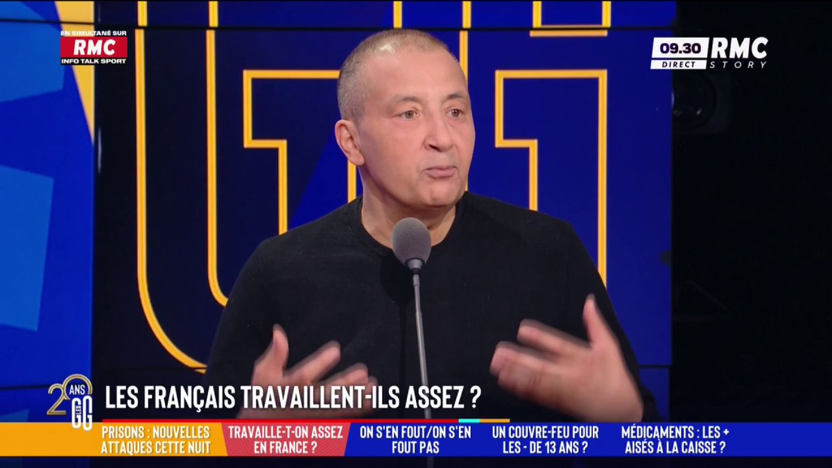 🧑💻 Les Français travaillent-ils assez ? 🗣️ Mourad Boudjellal : "Ce que je veux expliquer à Bayrou, c'est qu'on ne travaille pas assez, mais on paie plus de taxes que les autres pays ! Le pognon, on le ramène... le problème est la façon dont ils le gaspillent !" #GGRMC