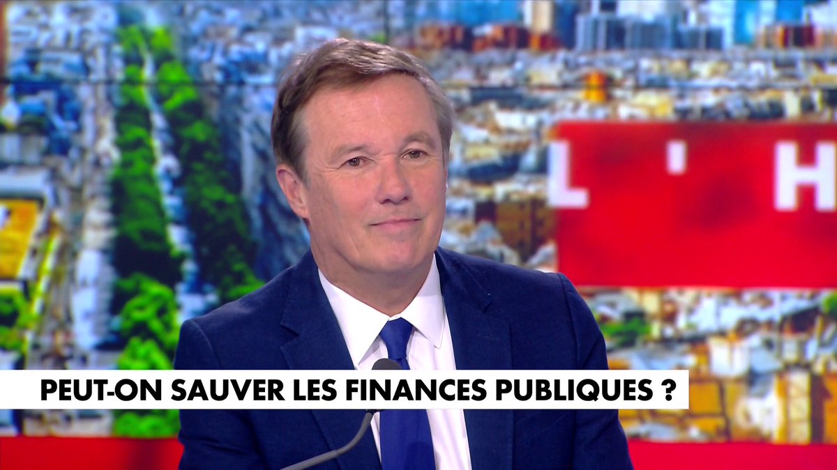 «On compte mille milliards supplémentaires de dettes depuis Emmanuel Macron», dénonce Nicolas Dupont-Aignan, président de Debout la France, évoquant les finances publiques, dans #HDPros