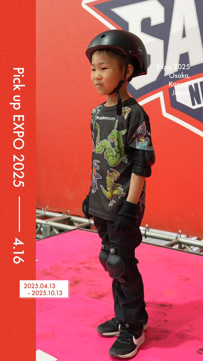 ◤Pick up #EXPO2025 -04.16-◢ 今日の #大阪・関西万博 をご紹介📸✨ 📍TBSキッズアトラクション EXPOメッセ「WASSE」で4/20(日)まで開催中🎉 SASUKEジュニアCUPのセット1コース分が再現🏃 参加されたみなさん、楽しい時間になりましたか？ #きたぞ万博 #HelloEXPO2025
