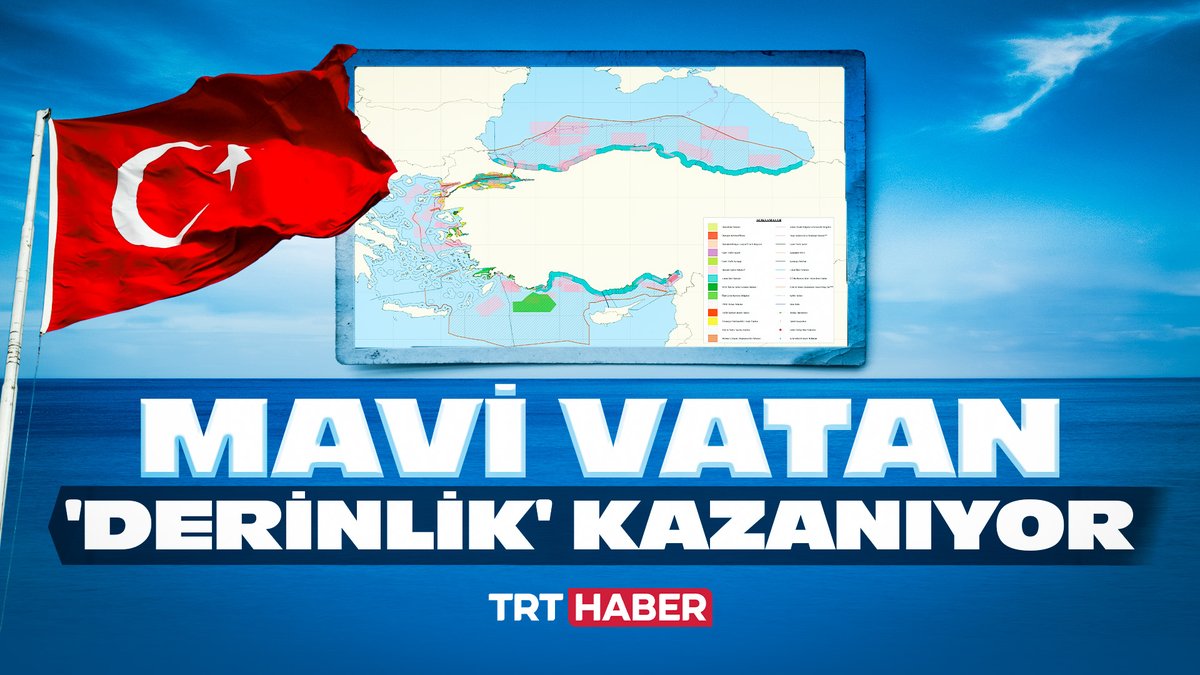 🇹🇷Mavi Vatan'a ‘derin' planlama. Türkiye'nin Deniz Mekansal Planlamasına ilişkin ilk çalışma yayınlandı. Denizlerde ekonomik, bilimsel ve askeri menfaatler korunacak. Ayrıntılar TRT Haber'de.