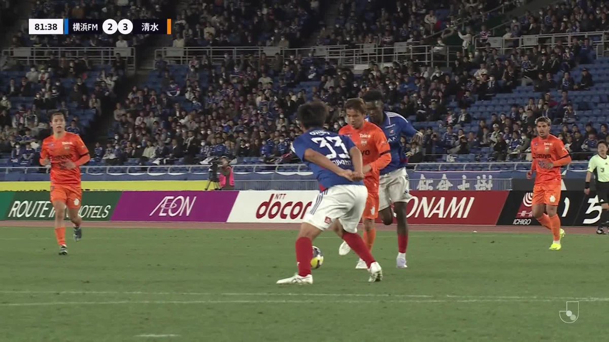 #乾貴士 の鮮やかミドル！ 清水エスパルスが2点差を逆転🔥 🎦 ゴール動画 🏆 明治安田Ｊ１リーグ 第12節 🆚 横浜FMvs清水 🔢 2-3 ⌚️ 82分 ⚽️ 乾 貴士（清水) #Ｊリーグ