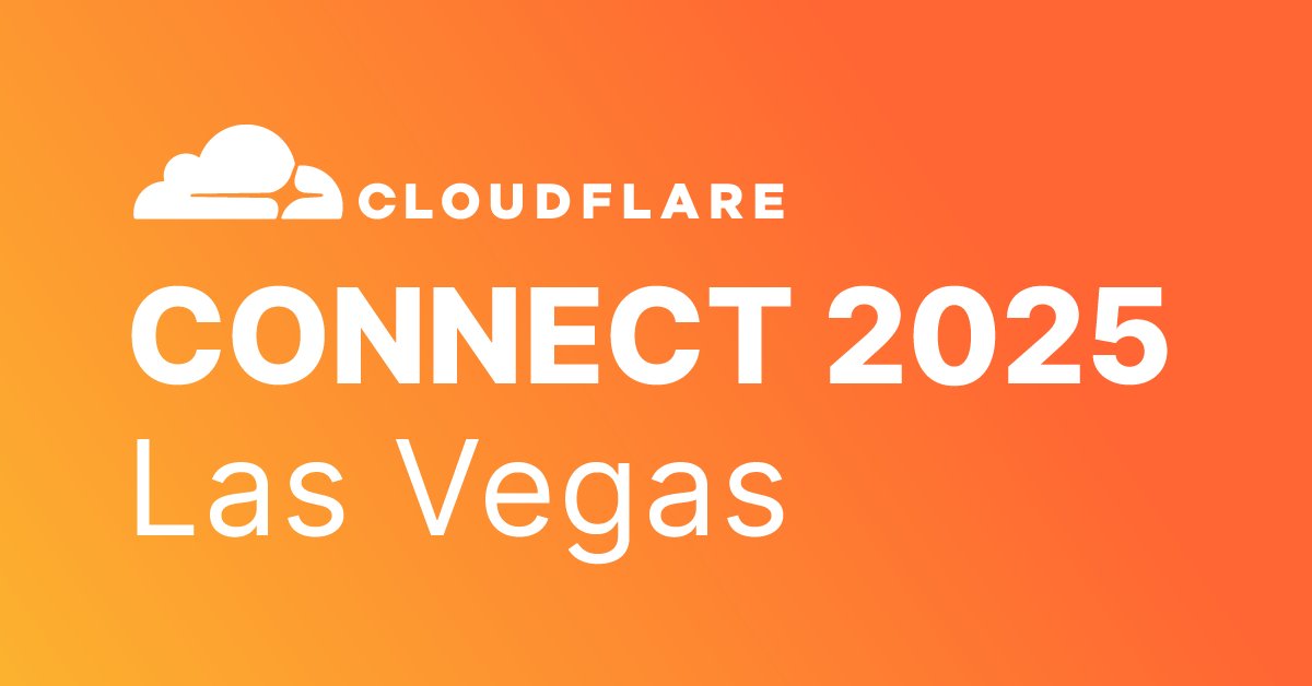 Registration is NOW OPEN for #CloudflareConnect! Join us at the Aria Resort &amp; Casino in Las Vegas, Oct 13-16 2025, for an unforgettable experience. Don’t miss out – reserve your spot today: