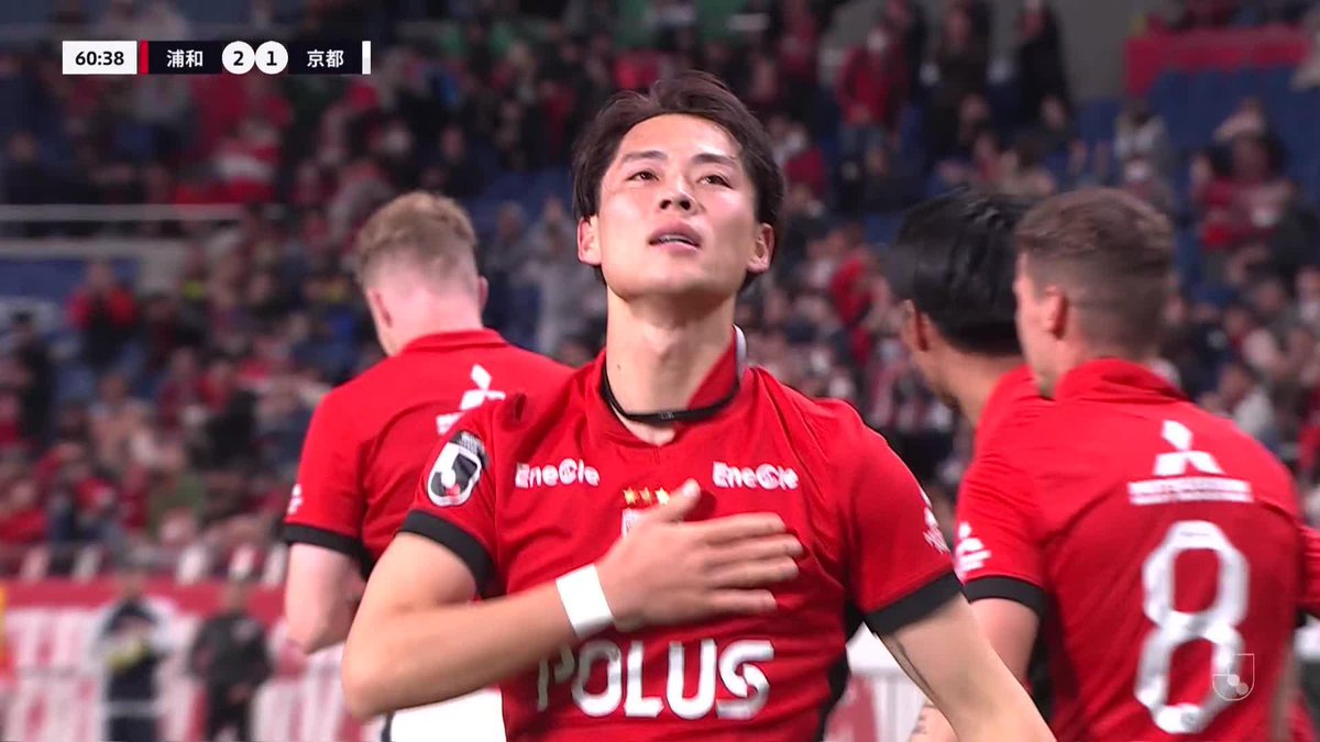 #渡邊凌磨 がいい位置でボールを受けて、冷静にフィニッシュ👏 🎦 ゴール動画 🏆 明治安田J1リーグ 第20節 🆚 浦和vs京都 🔢 2-1 ⌚️ 61分 ⚽️ 渡邊 凌磨(浦和) #Jリーグ