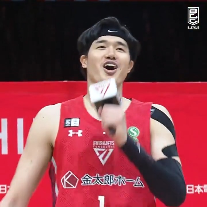あれから6ヶ月後、ついにやる側になりました😂 Yuta Watanabe (マネージャー管理) 千葉ジェッツふなばし 🛫PAINT IT JETS✨ #Bリーグ #りそなグループ