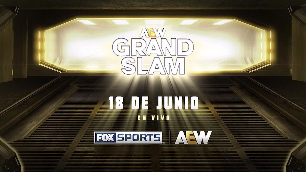 ¡POR PRIMERA VEZ, AEW GRAND SLAM EN MÉXICO! 🇲🇽🤩 Este 18 de junio EN VIVO, en la catedral de la lucha libre: MÉXICO 🔥 #AEWxFSMX