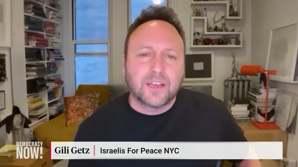 Gili Getz is an organizer with the group Israelis for Peace, formed after the October 7 attack. He describes Palestinian Columbia student Mohsen Mahdawi as a peacemaker and bridge-builder. "The news of his kidnapping by the Trump administration was so devastating to us."