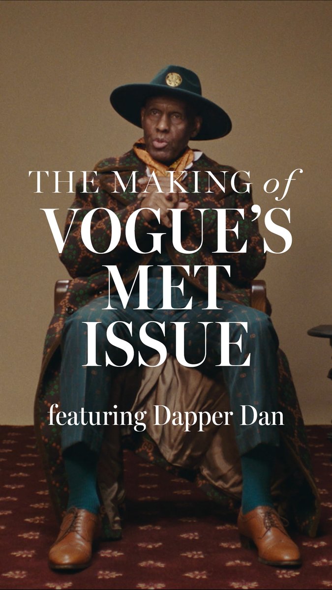 Available now worldwide, a new documentary from @VogueMagazine on The Making of the 2025 Met Gala Issue, featuring Dapper Dan. 🎬 Full documentary: 🧵 #MadeAtDaps ✂️ #SuperfineStyle #MetGala2025