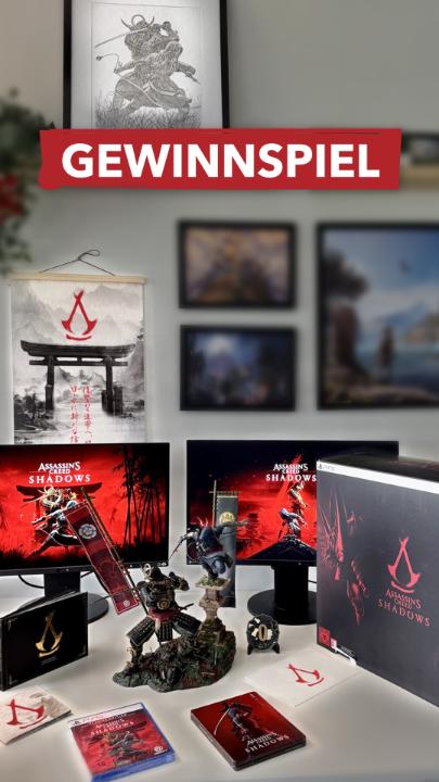 1/5 🔥 GEWINNSPIEL 🔥 An alle Schatten, die dem Licht dienen und bisher keine Gelegenheit hatten, eine Collector's Edition von #AssassinsCreedShadows zu ergattern: Wir verlosen ein Exemplar mit dem Hauptspiel für die Plattform eurer Wahl an ein Mitglied der Liga. ⛩️🏮🎏