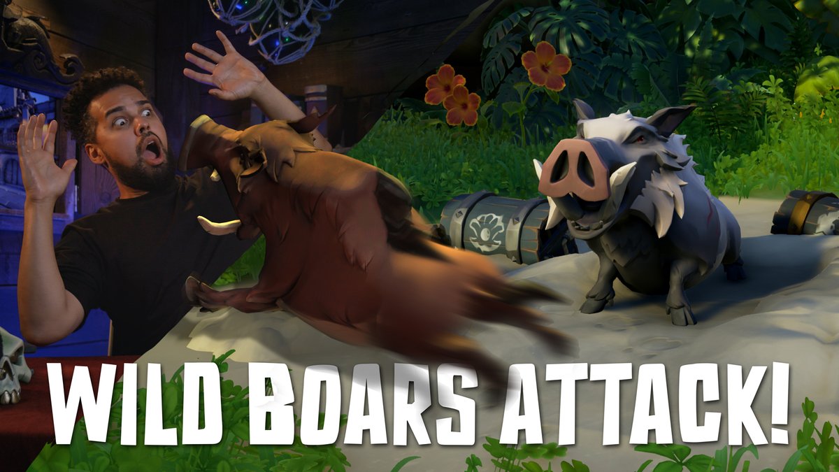 Wild boars, Mega Stashes, a Festival of Fishing, Megalodon hunting and more feature in this latest episode of Sea of Thieves News! So grab a grog, maybe a Burnt Grub or two, and enjoy: