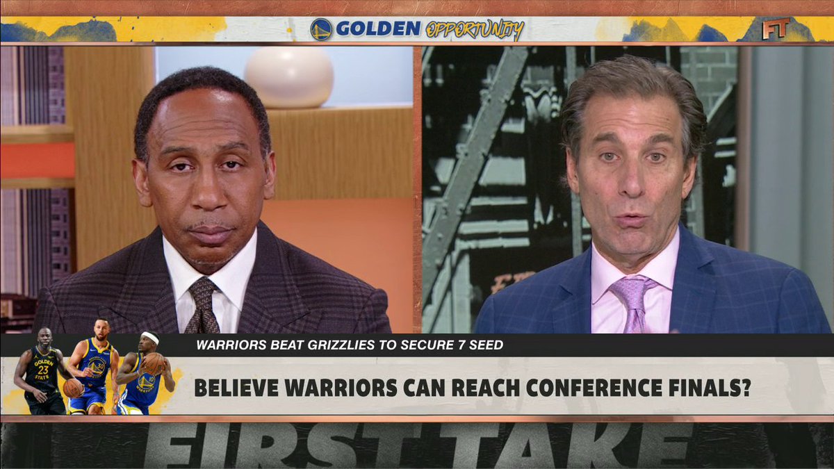 Can this Warriors team make it to the Western Conference finals? 👀 "They're gonna get worn out as this series [against the Rockets] and this postseason moves along." —Chris Mad Dog Russo 😬