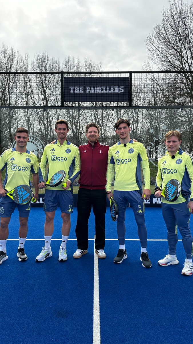 🇮🇹 Team Azzurri vs. Team Baklava 🥧 From pitch to padel: Ajax players face off! 😂🎾