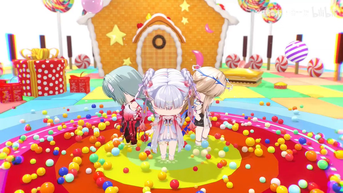 I've found an abundance of these animations of the little wuwa chibi characters dancing on BB