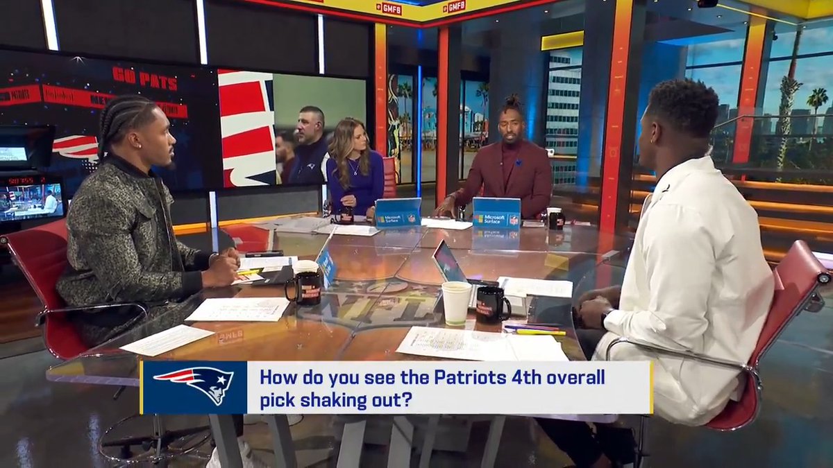 Ashton Jeanty to the New England Patriots at 4? Logan Ryan believes it's possible 👀 (via Good Morning Football)