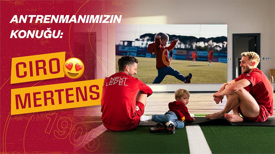 🎥 Antrenmanımızın konuğu: Ciro Mertens 😍 🦁 Sen de Galatasaray YouTube Katıl'da yerini al, kulübümüze ait en özel içerikleri kaçırma! 📲 Hemen izlemek için 👇