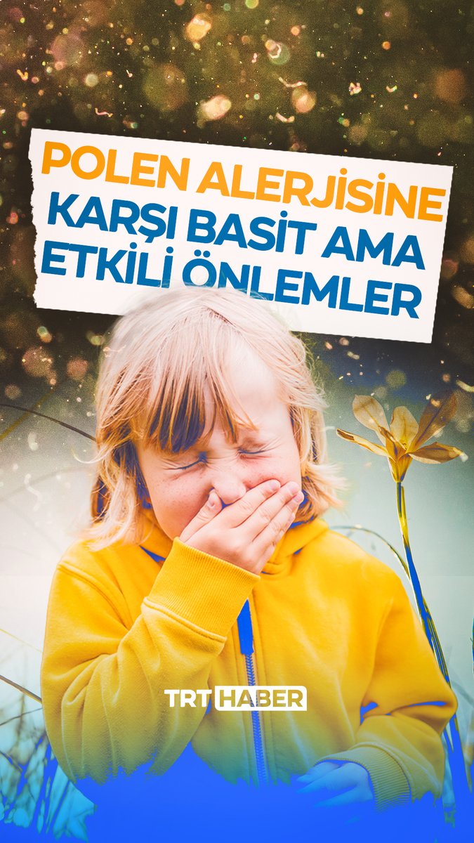 🤧 Baharın gelişiyle polen alerjisi mevsimi de başladı. Alerjinin etkileri, günlük hayatta alınabilecek basit ama etkili önlemlerle azaltılabiliyor. İşte detaylar👇