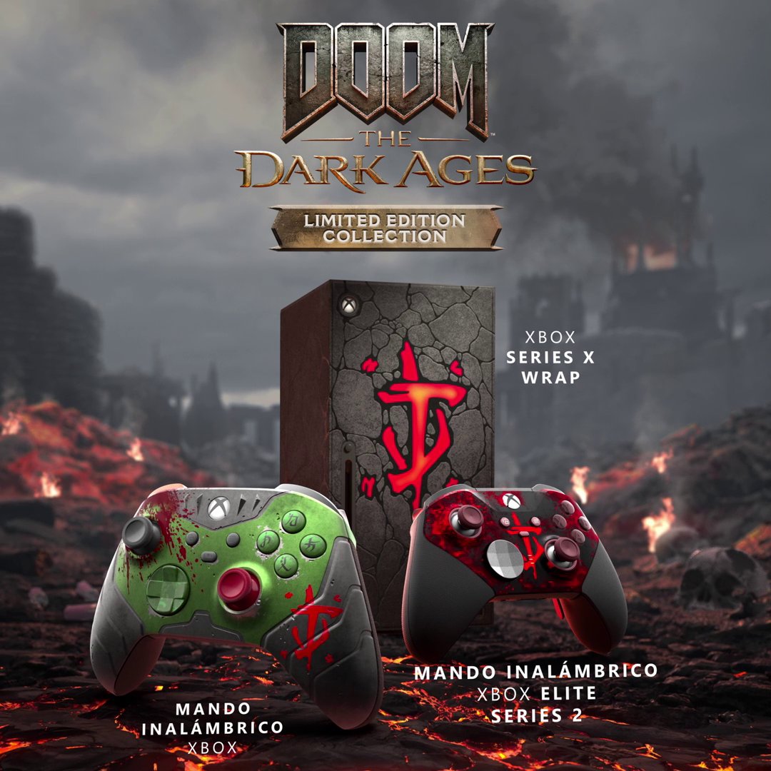Seguro que las legiones infernales no se lo esperaban. Descubre la nueva colección DOOM: The Dark Ages Limited Edition: