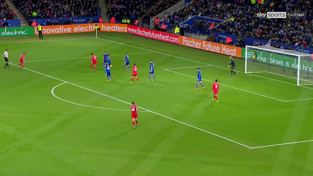 Jamie Vardy scored one of the great Premier League goals when Leicester faced Liverpool in 2016 💥🦊
