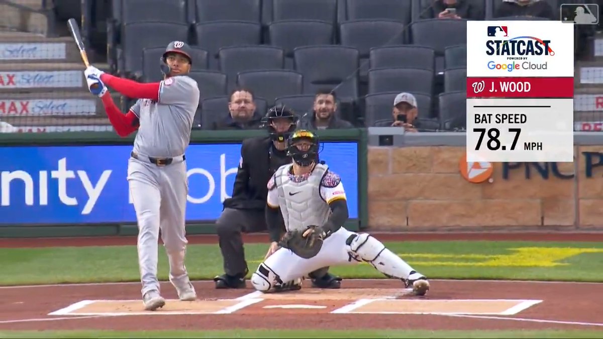 James Wood hits nothing but NUKES 😤 (MLB x @GoogleCloud)