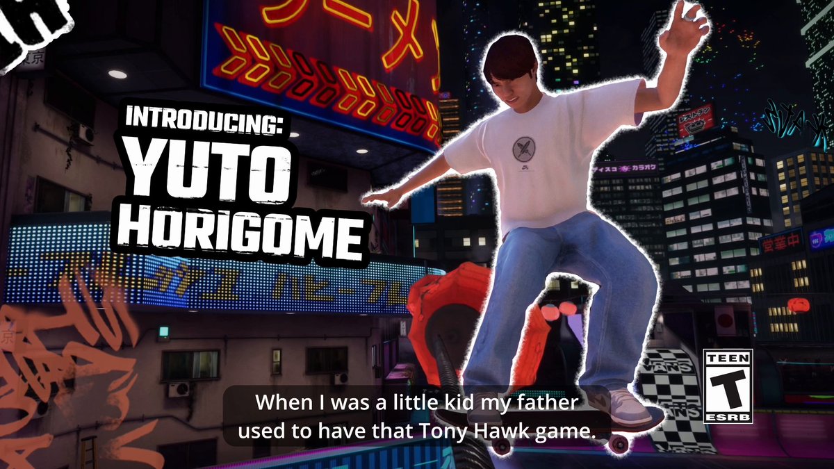 Yuto Horigome | Behind The Scenes of Tony Hawk’s™ Pro Skater™ 3 + 4 THIS IS NOT A DRILL. @YutoHorigome is officially a Pro Skater in Tony Hawk’s™ Pro Skater™ 3 + 4. Available July 11!