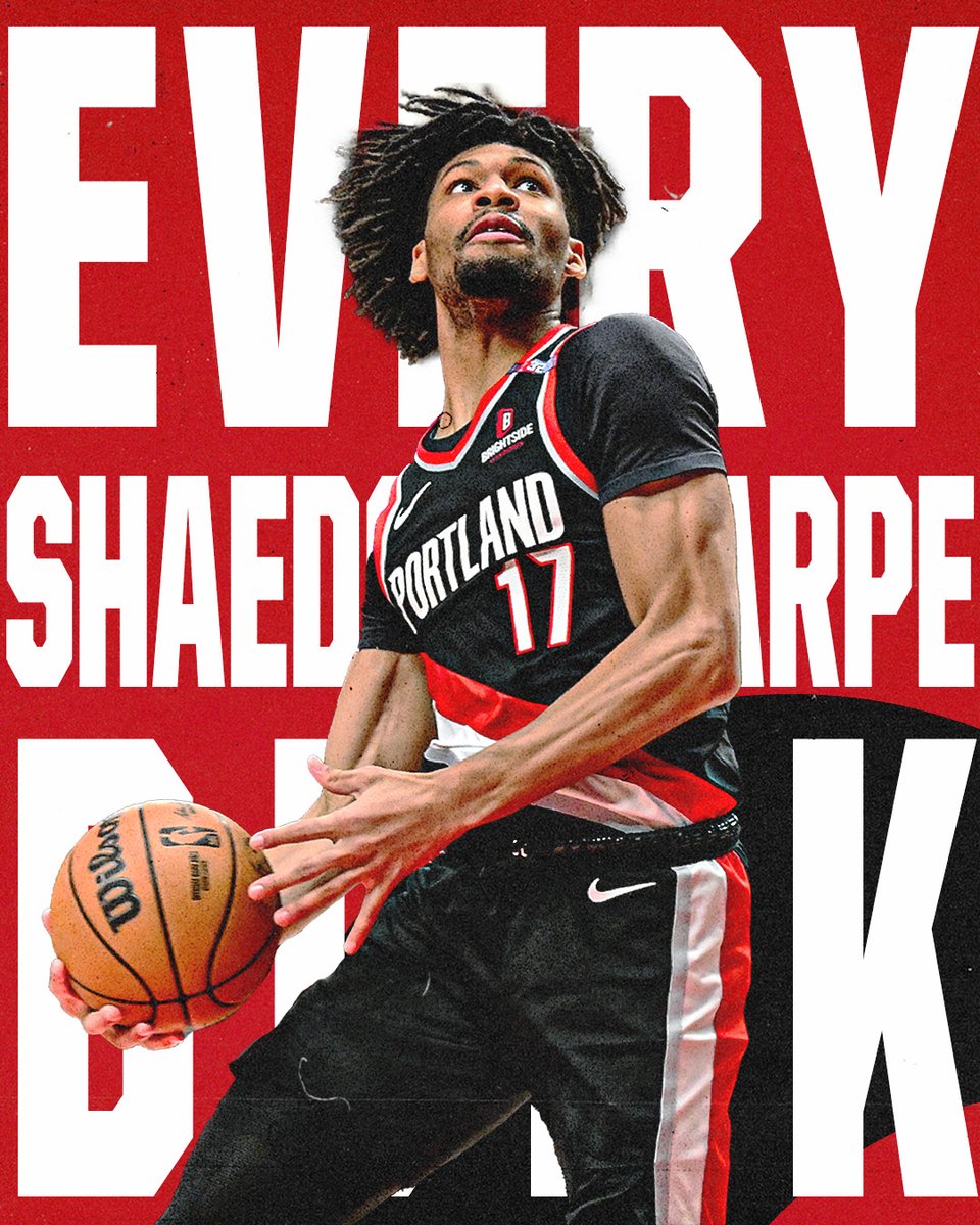 EVERY. SHAEDON. SHARPE. DUNK. enjoy 👀🍿