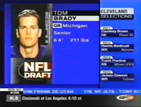This kid has plenty of potential 😉 Tom Brady | #PatsDraft