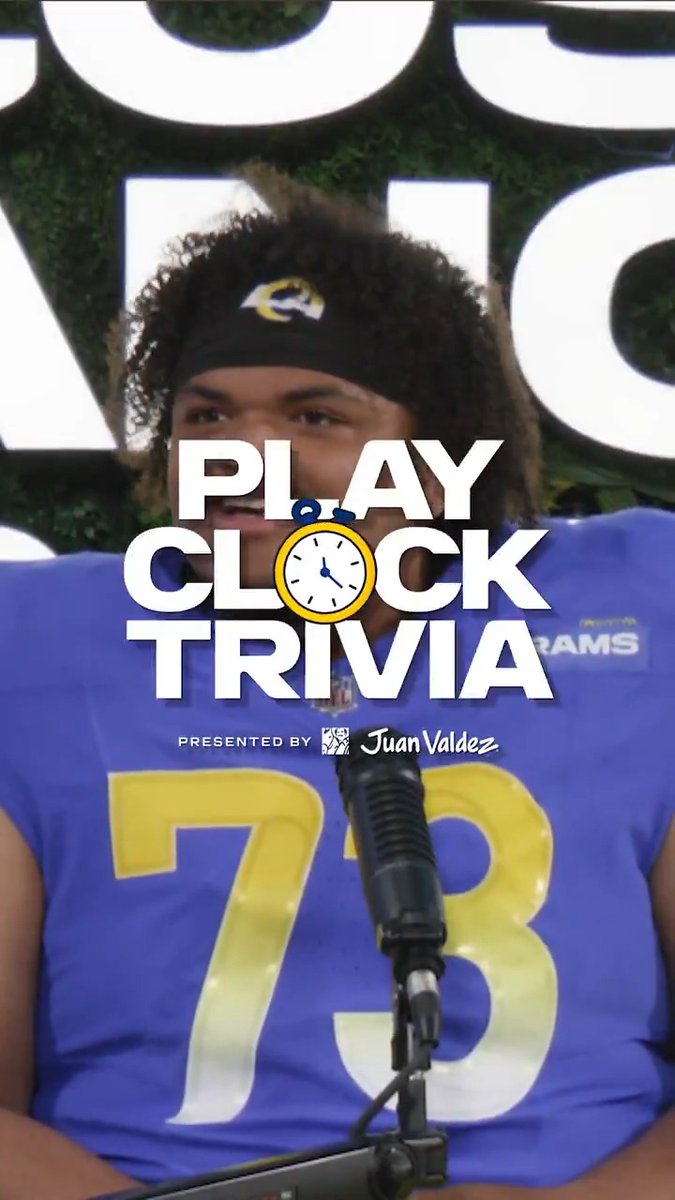 No room for trivia knowledge, too focused on protecting QB1. 😤