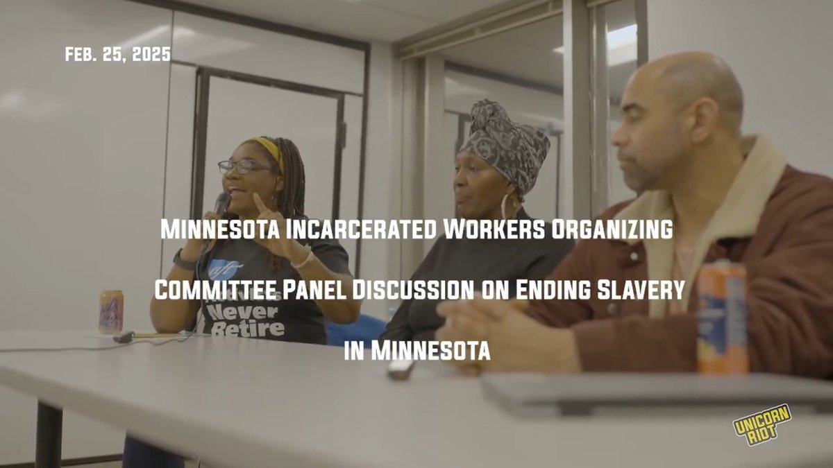 NEW: End Slavery in MN campaign advocates for fair wages in prisons. According to panelists, an incarcerated worker makes $0.25-$0.50 an hour which is split in half to pay for essential needs for the worker, an equivalent to “damn near free labor” Story: