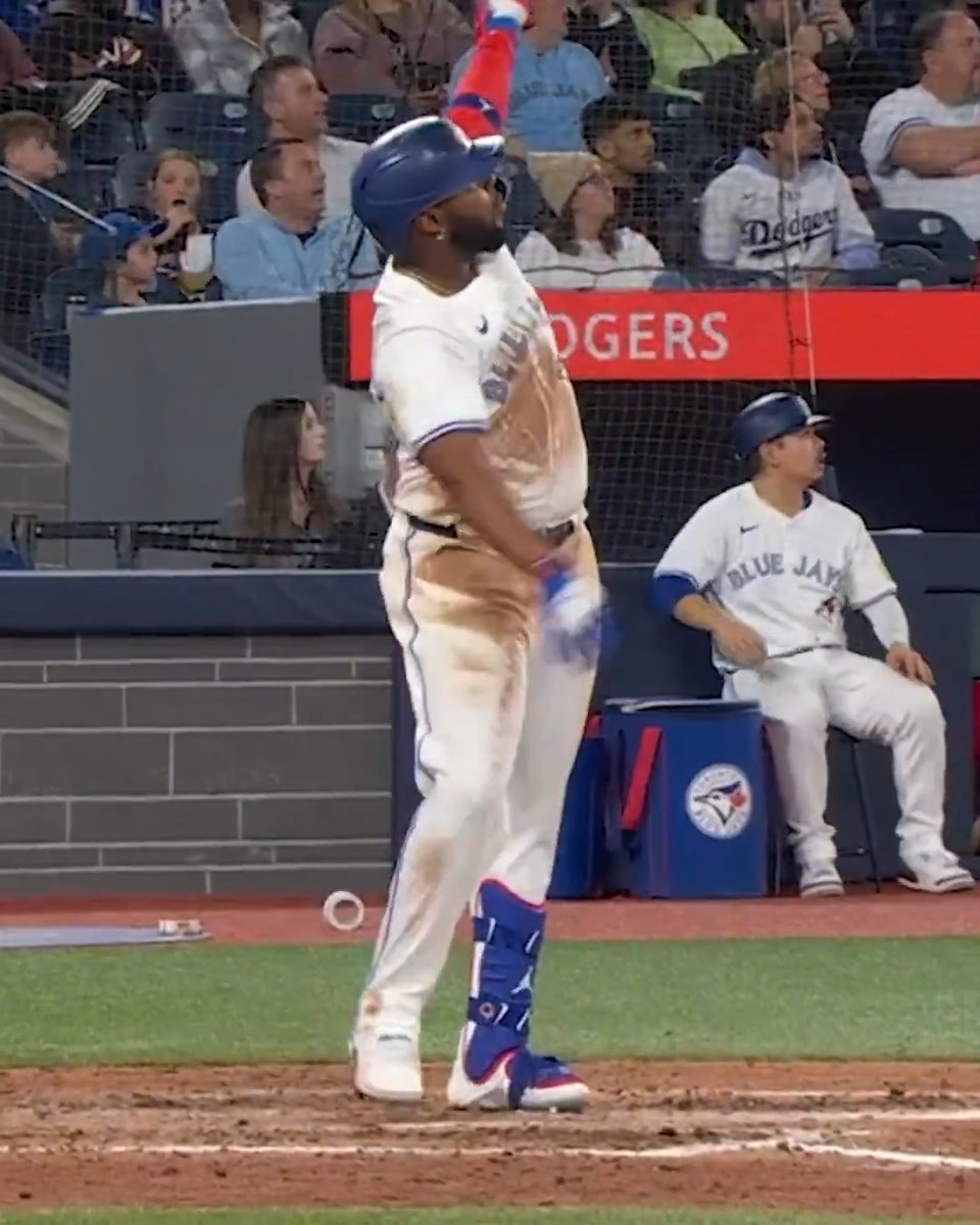 Vladdy enjoyed this homer 🔥 (MLB x Sport Clips Haircuts)