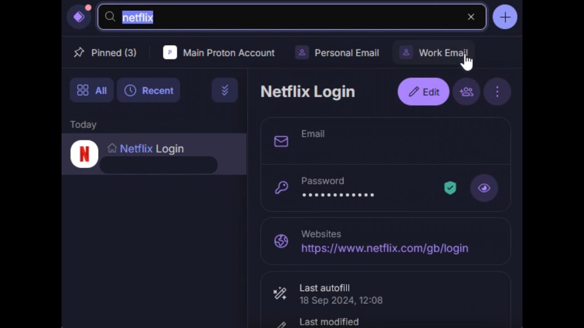 On Proton Pass you can share logins both securely and easily, with a range of different access controls: 🔗 Stop sharing after a certain number of clicks ⌛ Time limit the links ❌ Stop sharing at any time