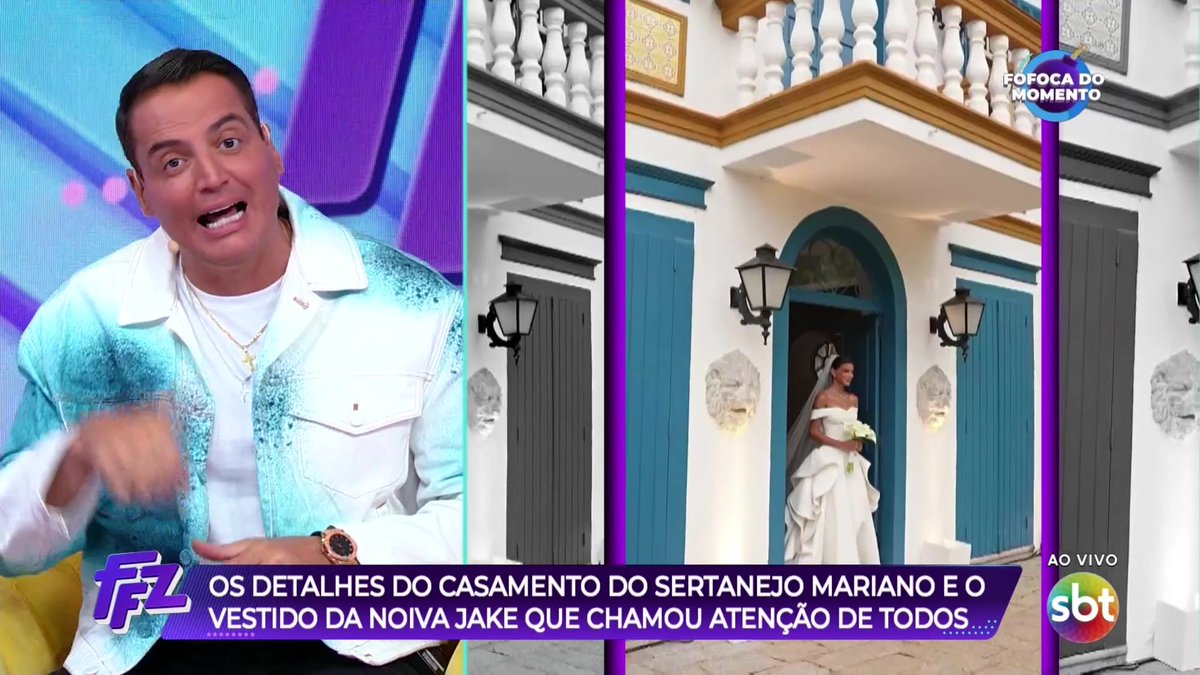 CONTO DE FADAS! O casamento do sertanejo Mariano e da Jakelyne foi um luxo! A miss revelou em exclusividade ao Leo Dias que já planeja retirar o DIU! #FofocalizandoNoSBT