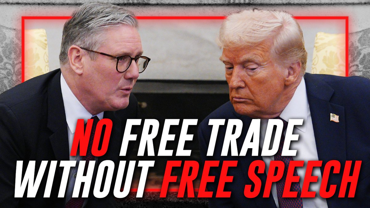 Trump Delivers Ultimatum To The UK: No Free Trade Without Free Speech Now Keir Starmer's Forced To Make A Deal With US » LIVE X STREAM: