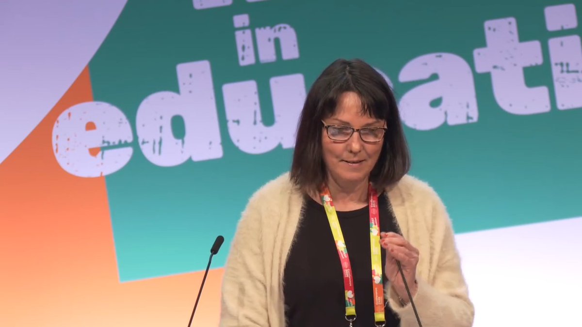 “Ofsted was extremely detrimental to every staff member’s mental health. What happened to be a happy, nurturing environment, turned into an unsmiling fearing institution. It gave us a short insight as to what Ruth Parry would have felt. Ofsted is random, unaccountable and dangerous.” - Alice Butterton, NEU rep, Byron Court school speaking in the Ofsted debate at #NEU2025 . #AbolishOfsted