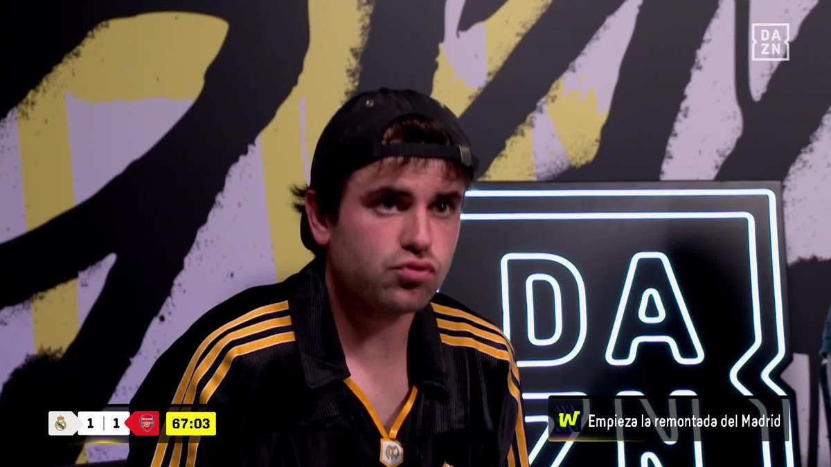 ¡OJO QUE MARCA EL REAL MADRID! Vini Jr empata el partido y Jorge Amor dice que hay un 93% de posibilidades 👀 #RealMadridArsenal #InfluencerWars