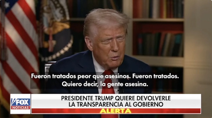 Trump: The January 6th and all of that, we freed the people. They were treated so badly. I gave them their freedom. They were treated worse than murderers. They went after these people so violently and I took care of that