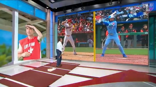 .Mark DeRosa says the way Bobby Witt Jr. uses his obliques in his swing reminds him of Mike Trout. #MLBCentral