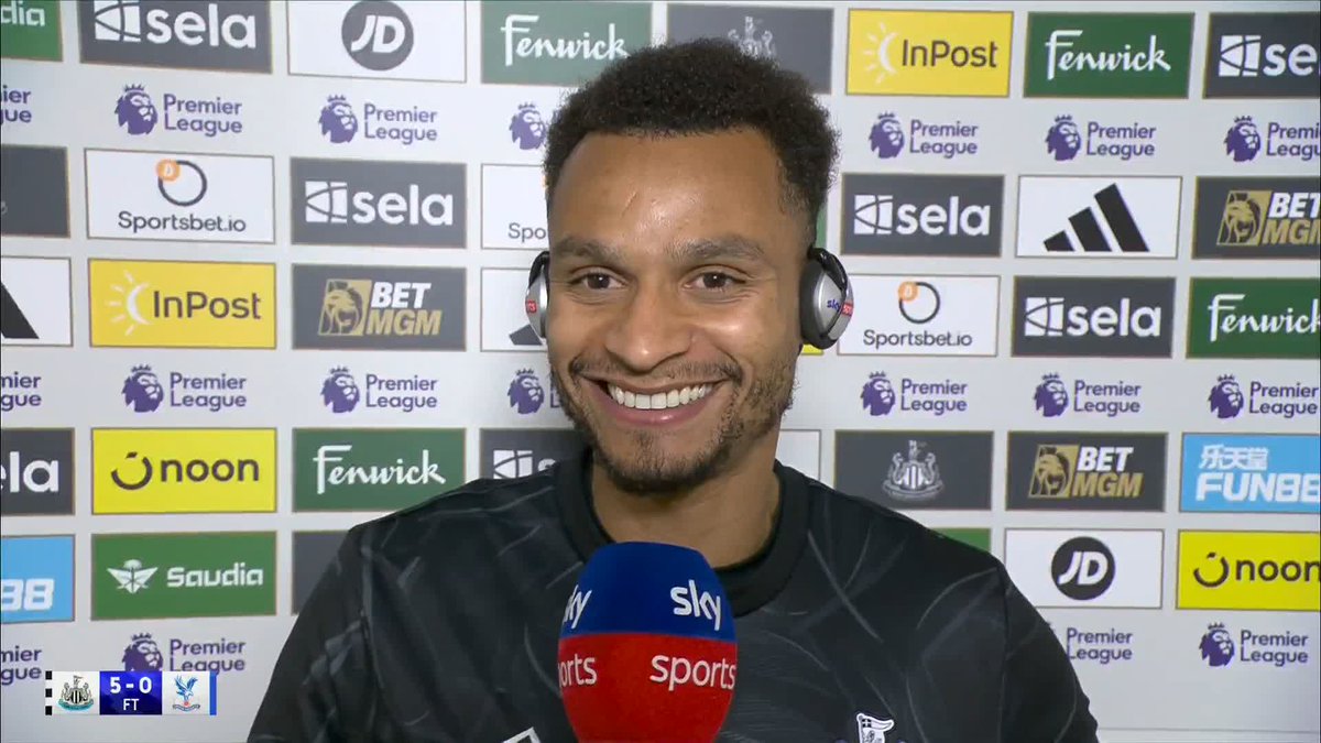 "When the juice is flowing, you've just got to hit it" 🧃 Jacob Murphy confirms he was shooting when scored his goal.