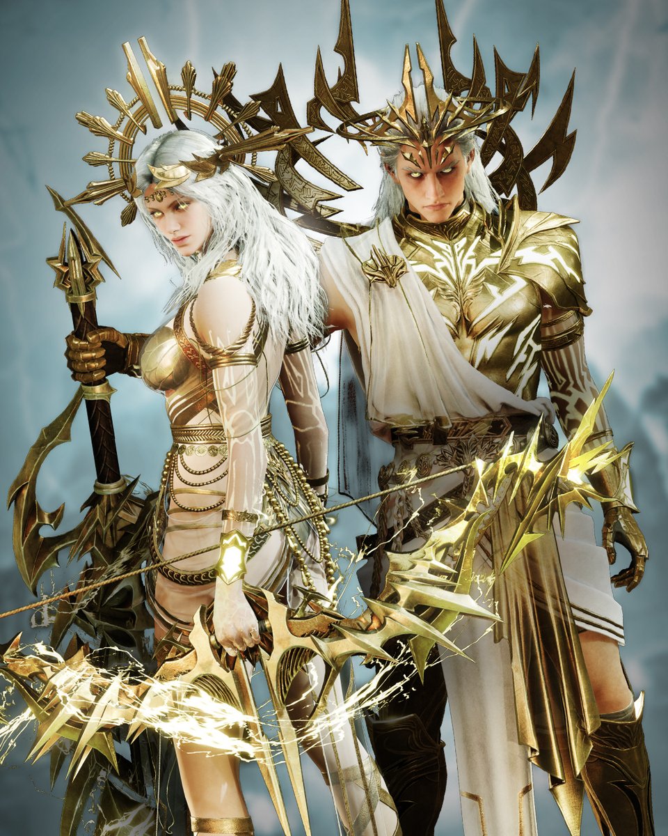Divine might 🌩️ The Stormcaller Shroud Cosmetics and Stormcaller Weapon Skins are in the Lucent Shop tomorrow!