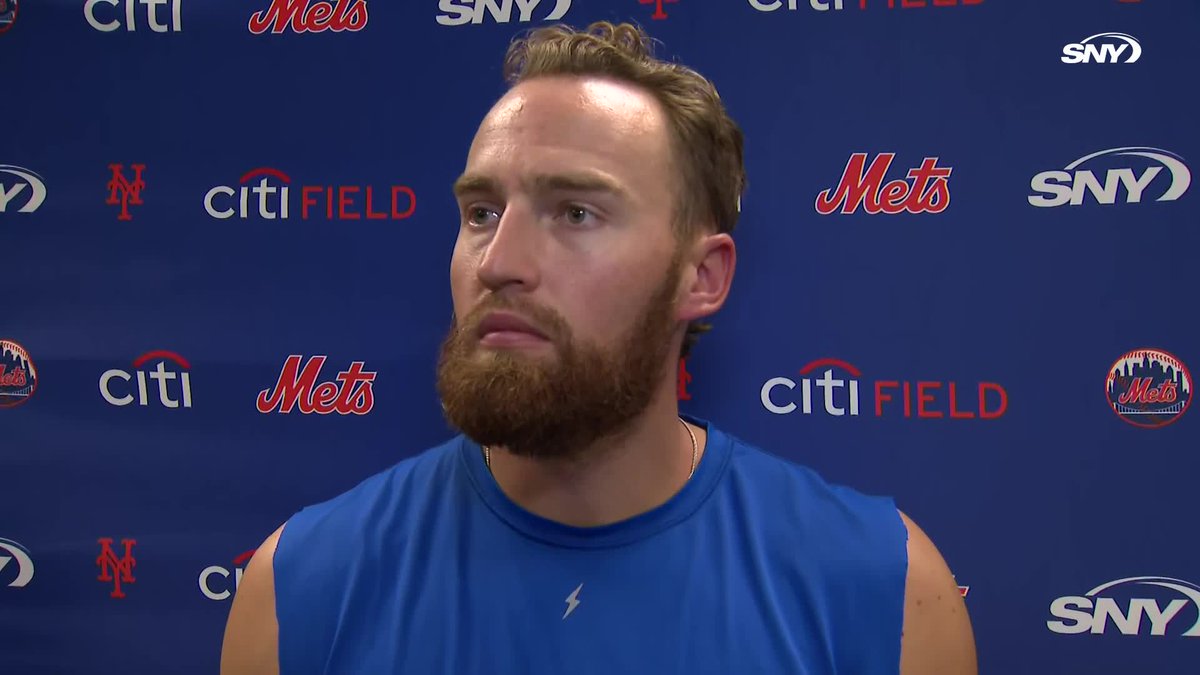 "It's baseball. You're gonna have ups and downs and right now, going through some downs with runners in scoring position" Brandon Nimmo was asked about the Mets' struggles with runners in scoring position: