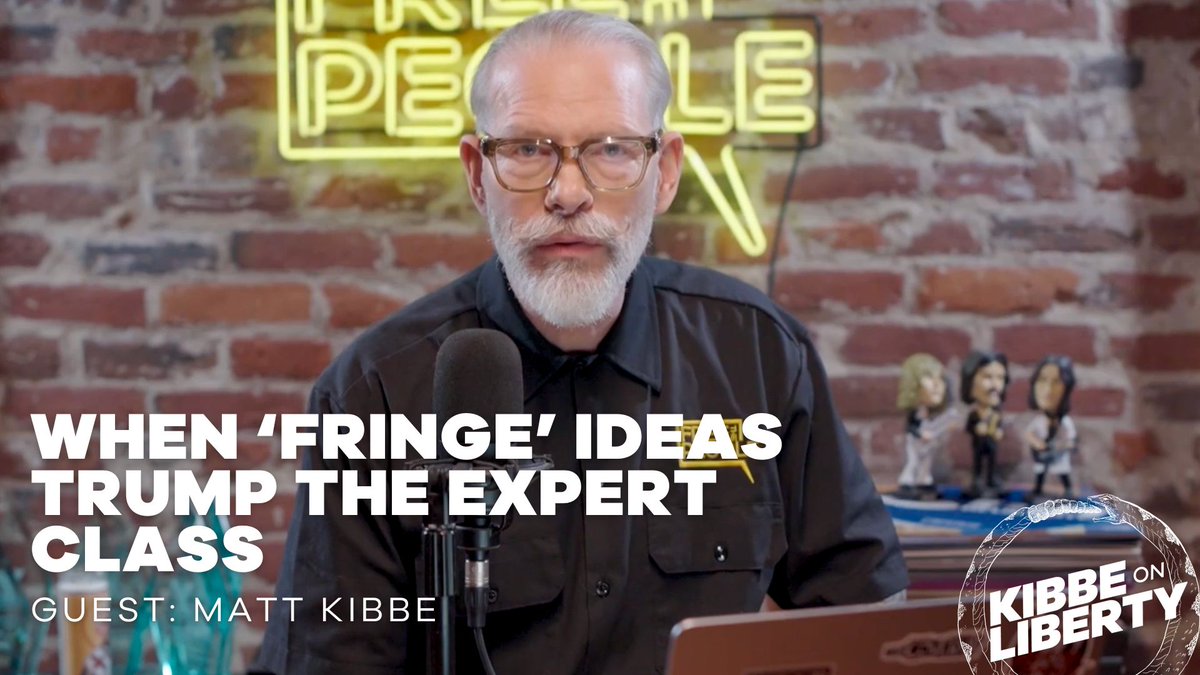 Not only has the expert class completely failed to earn the trust of the American people but that the democratization of knowledge is one of the best things about the internet and podcasting in general. Matt Kibbe TheBlaze @blazetv