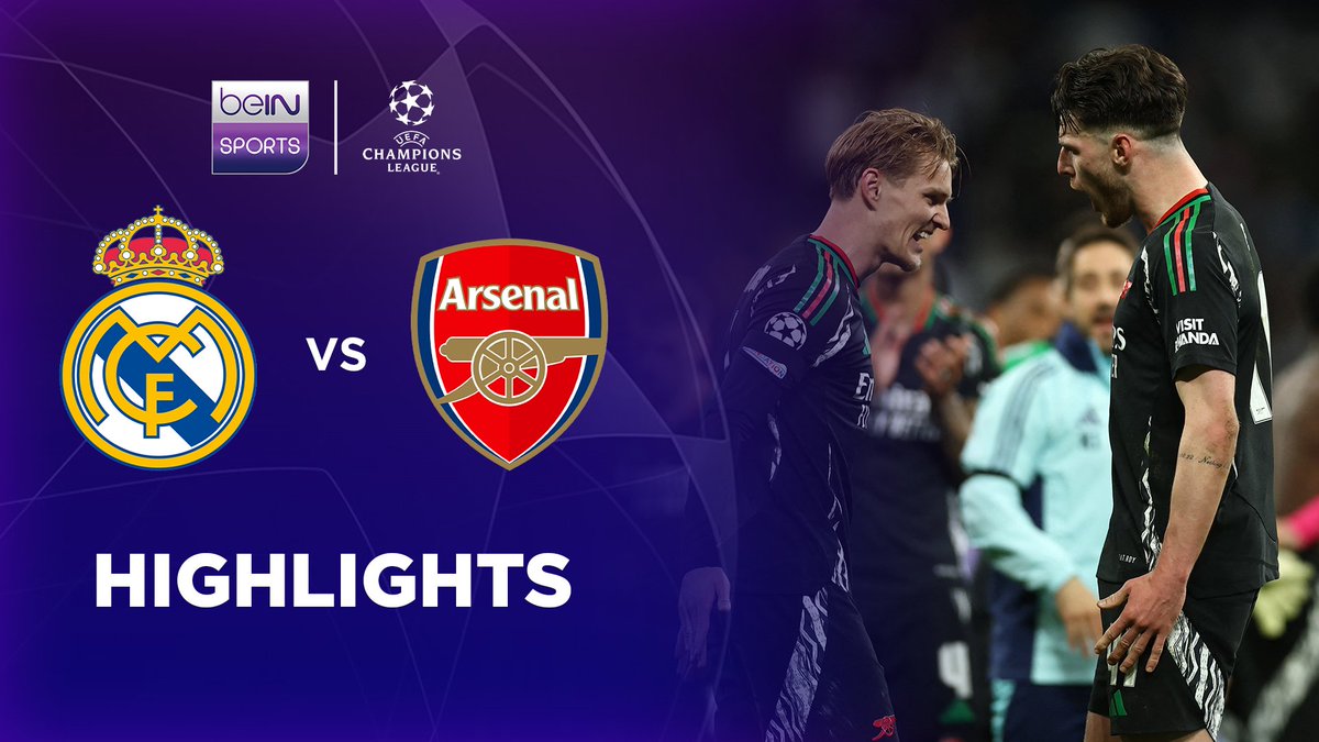 Real Madrid 1-2 Arsenal (Agg 1-5) Real Madrid terbukti butut dalam bertahan dan harus menelan pil pahit disingkirkan Arsenal di Bernabeu. Butuh 4 gol untuk remontada, Lini serang Real Madrid malam melempem! Tidak ada Remontada kali ini! Remuk Nda! ❌️