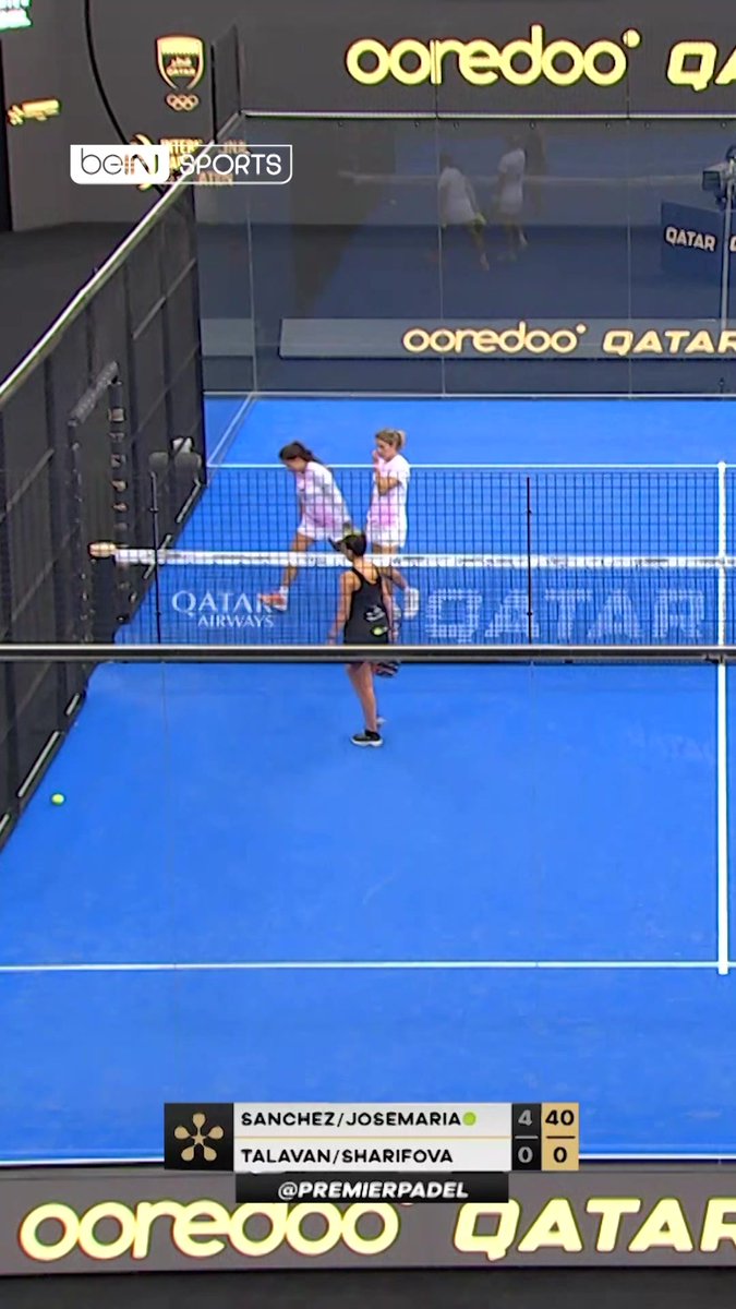 😮🎾 لقطـــة اليـــوم ضمن منافسات اليوم الثالث - فئة السيدات #بادل | #بطولة_أريد_قطر_الكبرى_للبادل #Padel | #PremierPadel