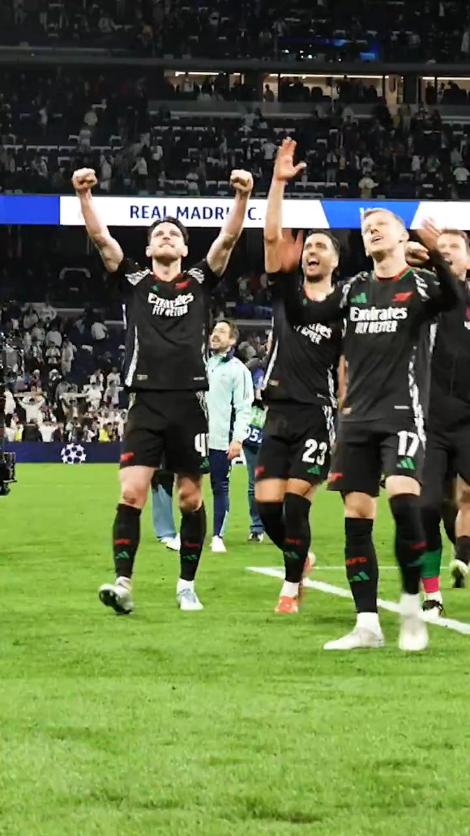 Some night for the Gunners at the Bernabeu! ✨ 🎥 Eyes peeled for the latest No Filter coming soon on our YouTube channel 🔜