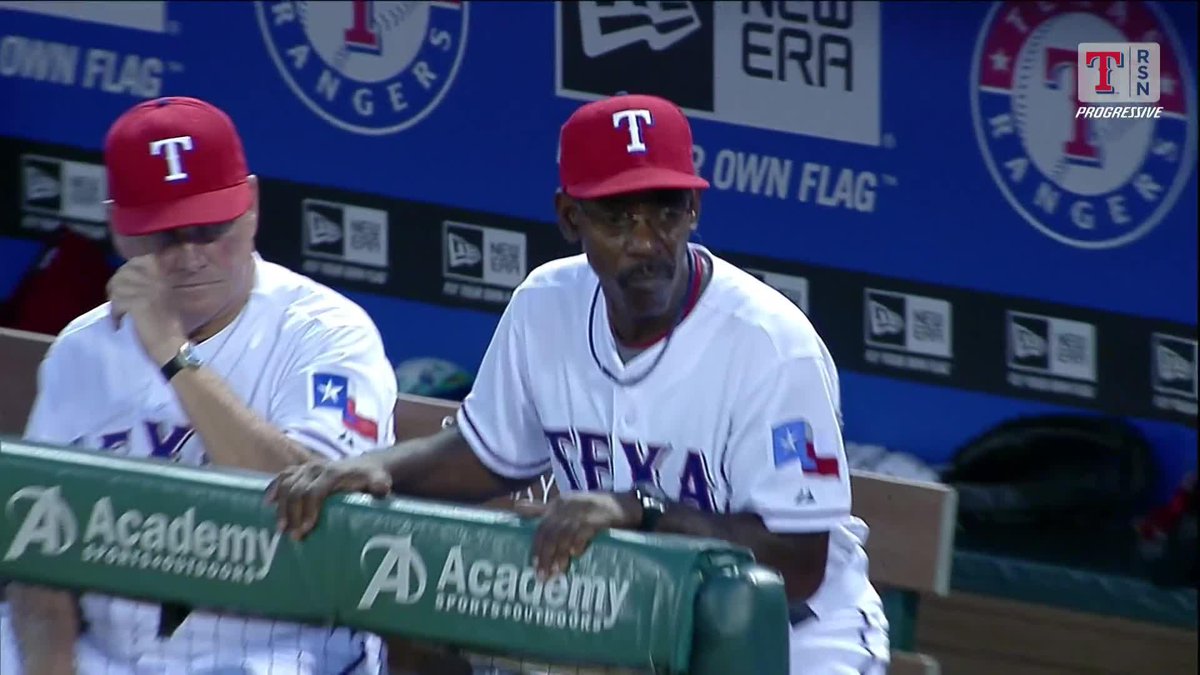 "You're always in the mode of teaching." 🗨️ It's always good to see Wash at the ballpark. Texas Rangers | #AllForTX