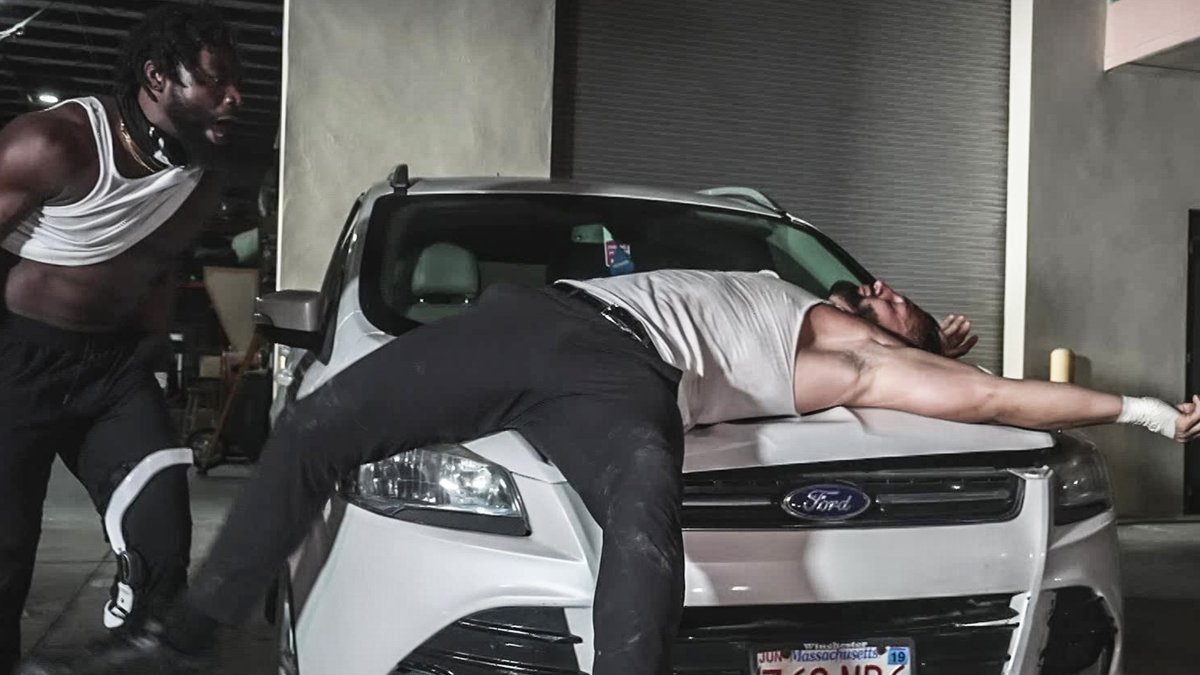 The D'Angelo Family and DarkState go to war in a brutal parking lot brawl on #WWENXT.