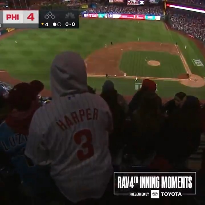 You know how sometimes the instant Bryce hits the ball you know it's gone? This is one of those times. Toyota USA x #RingTheBell