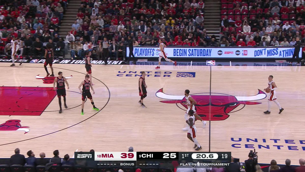 Matas beats the buzzer from deep! MB | #SeeRed