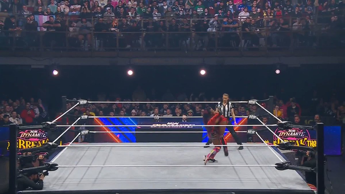 These women are leaving it ALL on the line to advance in the #OwenHartCup! Watch #AEWDynamite LIVE on TBS &amp; MAX Mercedes Moné Varnado | Athena is ROH & All Elite!